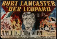 4b162 LEOPARD German 33x47 1963 Luchino Visconti's Il Gattopardo, Meerwald art of Burt Lancaster!