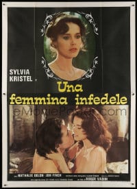 4b310 FAITHFUL WOMAN Italian 2p 1978 Roger Vadim, sexy Sylvia Kristel, Une femme fidele!