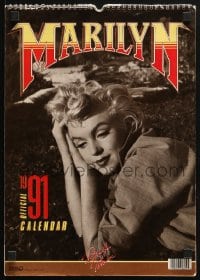 4b139 MARILYN MONROE spiralbound calendar 1991 a different sexy image of her for each month!