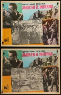 4b224 BATTLE CIRCUS 3 Mexican LCs R1960s Humphrey Bogart & June Allyson, Korean War!