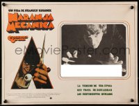 4b177 CLOCKWORK ORANGE Mexican LC 1974 Stanley Kubrick, Malcolm McDowell reaching for breasts!