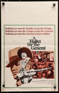 4b415 BULLET FOR THE GENERAL WC 1968 spaghetti western, a bullet doesn't care who it kills!