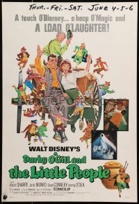4b432 DARBY O'GILL & THE LITTLE PEOPLE WC R1969 Disney, Sean Connery, it's leprechaun magic!