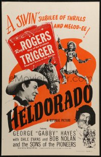 4b495 HELDORADO WC 1946 Roy Rogers, Dale Evans, Gabby, a jivin' jubilee of thrills & melod-ee!