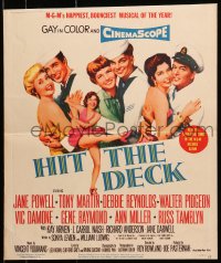 4b502 HIT THE DECK WC 1955 Debbie Reynolds, Jane Powell, Tony Martin, Walter Pidgeon, Ann Miller
