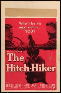 4b503 HITCH-HIKER WC 1953 classic POV image of hitchhiker in back seat pointing gun at front!
