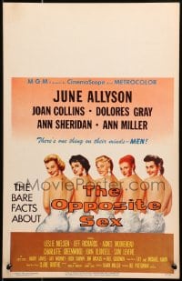 4b602 OPPOSITE SEX WC 1956 sexy June Allyson, Joan Collins, Dolores Gray, Ann Sheridan, Ann Miller