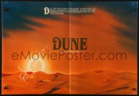 4b093 DUNE promo brochure 1984 David Lynch sci-fi epic, cool completely different desert art!