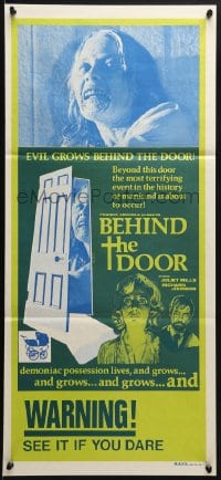 4c364 BEYOND THE DOOR Aust daybill 1974 demonic possession lives, the most terrifying event of mankind!