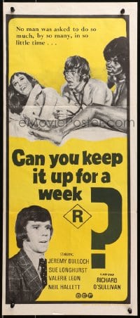 4c409 CAN I KEEP IT UP FOR A WEEK Aust daybill 1974 can you, slapstick sexploitation comedy!