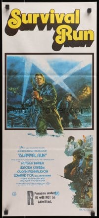 4c874 SOLDIER OF ORANGE Aust daybill 1977 Rutger Hauer, directed by Paul Verhoeven!