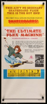 4c950 ULTIMATE FLEX MACHINE Aust daybill 1975 Jason Cameron, no ordinary skateboarding documentary!