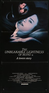 4c951 UNBEARABLE LIGHTNESS OF BEING Aust daybill 1988 Daniel Day-Lewis, Juliette Binoche, Lena Olin