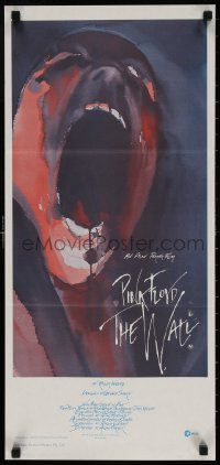 4c966 WALL 1st printing Aust daybill 1982 Pink Floyd, Roger Waters, rock & roll, great Gerald Scarfe art!