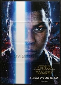 4c202 FORCE AWAKENS 24x33 German video poster 2015 Star Wars: Episode VII, Boyega as Finn!
