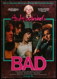 4c167 ANDY WARHOL'S BAD German 1977 Carroll Baker & King, sexploitation comedy, different!