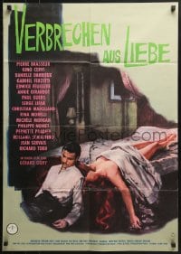 4c182 CRIME DOES NOT PAY German 1961 Le Crime ne paie pas, The Gentle Art of Murder, Danielle Darrieux