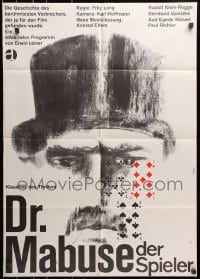 4c192 DR. MABUSE: THE GAMBLER German R1962 Fritz Lang's Dr. Mabuse, der Spieler