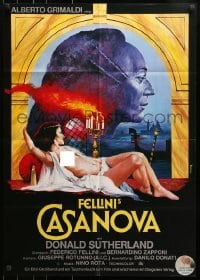 4c199 FELLINI'S CASANOVA German 1977 Il Casanova di Federico Fellini, sexy Peltzer art!