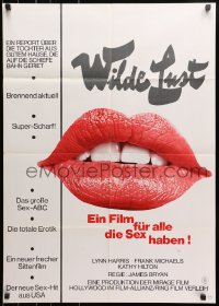 4c213 I LOVE YOU I LOVE YOU NOT German 1974 Vietnam vet sex, cool different erotic lips!