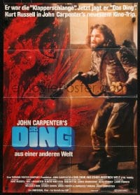 4c251 THING German 1982 John Carpenter, cool sci-fi horror, the ultimate in alien terror!