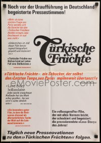4c262 TURKISH DELIGHT German 16x23 1974 Paul Verhoeven, Rutger Hauer, Monique van de Ven!