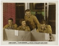 4d021 13 RUE MADELEINE color 8x10 still 1946 James Cagney, Annabella, Richard Conte & Latimore!