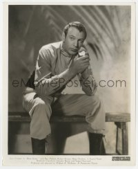 4d159 BEAU GESTE  8.25x10 still 1939 great close up of French Foreign Legion soldier Gary Cooper!