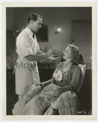 4d172 BETWEEN TWO WOMEN  8.25x10 still 1937 Dr. Franchot Tone feeding Virginia Bruce after accident!