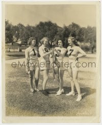 4d174 BIG BROADCAST OF 1937 candid 8x10 still 1937 young Ellen Drew & actresses playing softball!