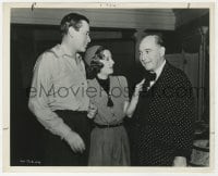 4d199 BREAKFAST FOR TWO candid 8.25x10 still 1937 Barbara Stanwyck, Marshall & Blore by Hendrickson!