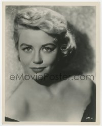 4d304 DOROTHY MALONE  8x10 still 1940s beautiful close portrait with bare shoulders!
