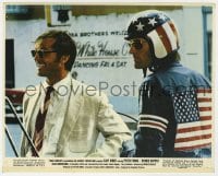 4d036 EASY RIDER color 8x10 still 1969 Peter Fonda, Jack Nicholson, Dennis Hopper biker classic!