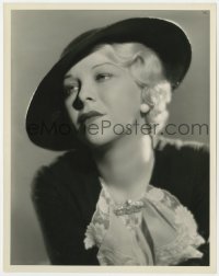 4d405 GLENDA FARRELL  8x10.25 still 1935 great Warner Bros. studio portrait by Elmer Fryer!