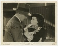 4d416 GOOD DAME  8x10.25 still 1934 close up of Fredric March grabbing scared Sylvia Sidney!