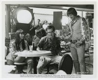 4d418 GOOD TIMES candid 8.25x10 still 1967 William Friedkin consults w/Sonny & Cher between scenes!