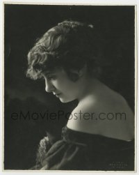 4d424 GRACE CUNARD deluxe 7.75x9.75 still 1920s beautiful portrait with bare shoulders by Hoover!