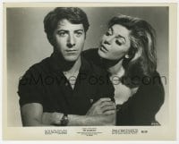 4d425 GRADUATE  8x10 still 1968 great close up of Anne Bancroft seducing young Dustin Hoffman!