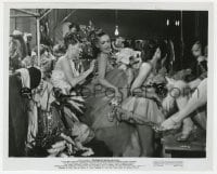 4d436 GREATEST SHOW ON EARTH  8x10 still 1952 c/u of Dorothy Lamour in crowded dressing room!