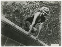 4d450 HARLOW deluxe 7.25x9.5 still 1965 great image of the real Hollywood legend over swimming pool!