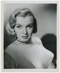 4d006 HOME TOWN STORY  8.25x10 still 1951 c/u of sexiest Marilyn Monroe in tight turtleneck sweater!