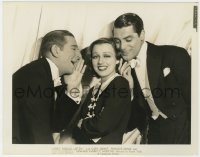 4d582 LADIES SHOULD LISTEN  8x10 key book still 1934 Frances Drake between Cary Grant & Horton!