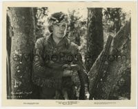 4d593 LAST OF THE MOHICANS  8x10.25 still 1936 best c/u of Randolph Scott as Hawkeye in buckskin!