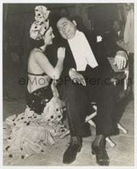 4d639 MAN ABOUT TOWN candid 7.75x9.5 still 1939 Edward Arnold & sexy Eleanor Troy by Morrison!