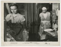 4d765 PINKY  8x10.25 still 1949 Elia Kazan directed, Ethel Waters at door glares at Jeanne Crain!