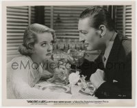 4d835 SATAN MET A LADY  8x10.25 still 1936 Bette Davis & Warren William, remake of Maltese Falcon!