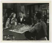 4d838 SCARLET STREET  8.25x10 still 1945 Edward G. Robinson & Joan Bennett at bar, Fritz Lang!