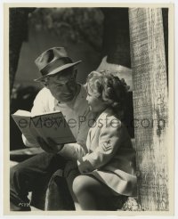 4d851 SHIRLEY TEMPLE/WILL ROGERS  8x10 still 1933 the Fox stars are having a serious discussion!
