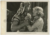 4d872 SON OF THE SHEIK  8x11 key book still 1926 great close up of Rudolph Valentino & Vilma Banky!