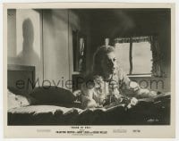 4d950 TOUCH OF EVIL  8x10 still 1958 close up of scared Janet Leigh in bed by shadow on wall!